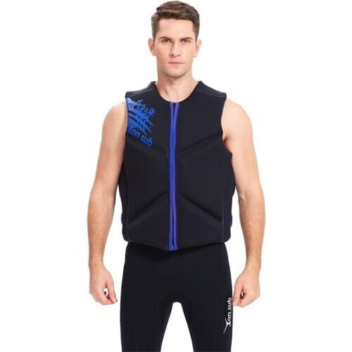 Adult Neoprene Swimming Buoyancy Fishing Life Jacket Floating Vest Rescue Sea Surfing Canoeing Sailing Boating Men Women