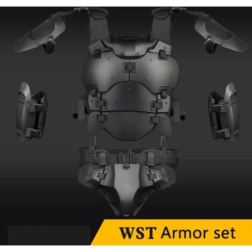 WST Tactical Armor Set, Protective Set, Elbow Pads, Chest and Crotch Girdle