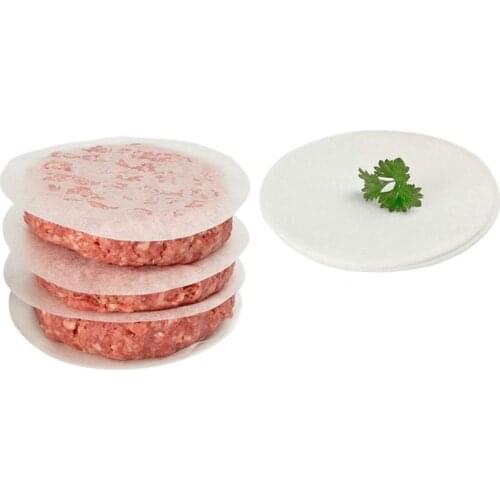 500pcs Round Parchment Paper Liners Safe For Oven and Electronic BBQ Grill Wax Paper Hamburger Patty Paper