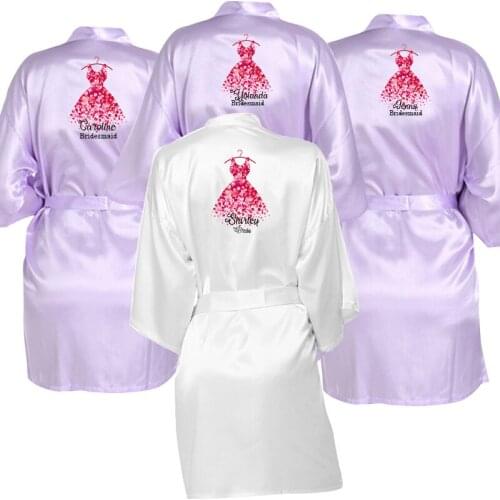 Best Friends party Gift wedding pajama robes bathrobe Gift bridesmaid robe team bride robes