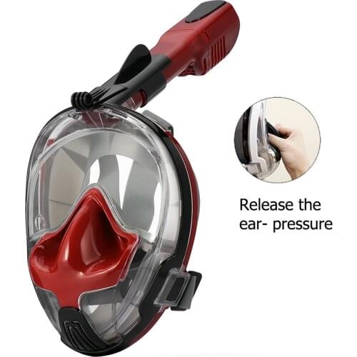 Adult Water Sports Professional Diving Equipment Swimming Snorkeling Wide View Swimming Full Face Snorkeling Mask
