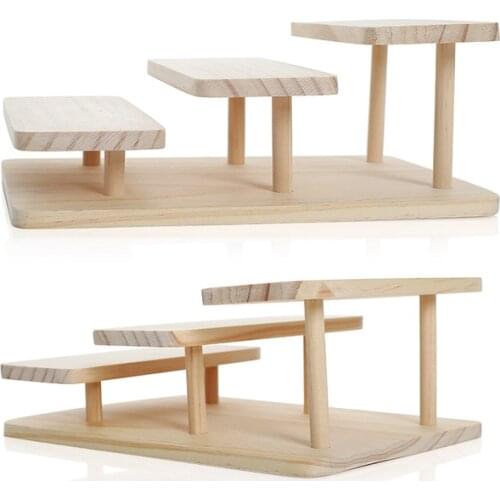 New High Level Assembleable 2-5 Layers Options Wooden Sunglasses Stand Glasses Display Jewelry Holder Exclusive Glasses Display