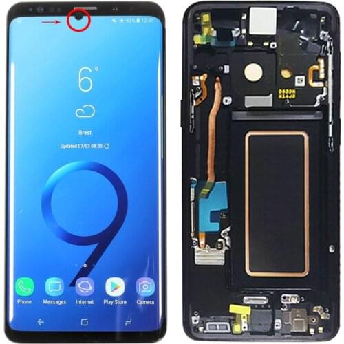 Original LCD Have dead spot no burn For Samsung galaxy S9 LCD Display touch Screen Digitizer For samsung S9 Dispaly G960 G960F