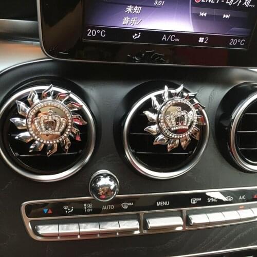 Crown Style car air freshener perfume bottle diffuser in the car auto Air conditioner outlet vent air Perfume clip