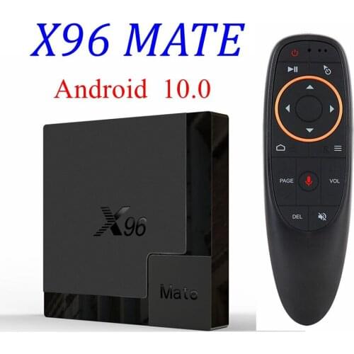 X96 Mate Android 10 Smart TV Box Allwinner H616 Quad Core 4GB 32GB 64GB 2.4G&5G Dual Wifi BT 4K Ultra HD Media Player
