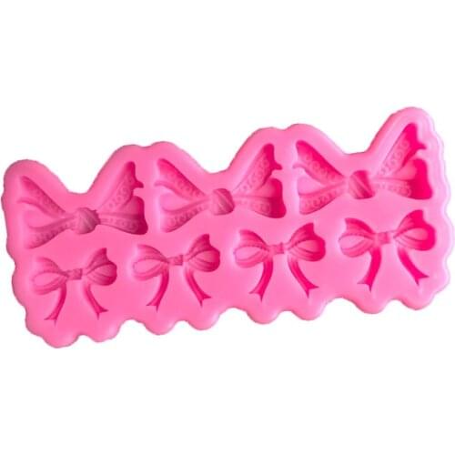 7-Bow/Butterfly silicone fondant Sugarcraft mold cake decorating tools chocolate gumpaste mold