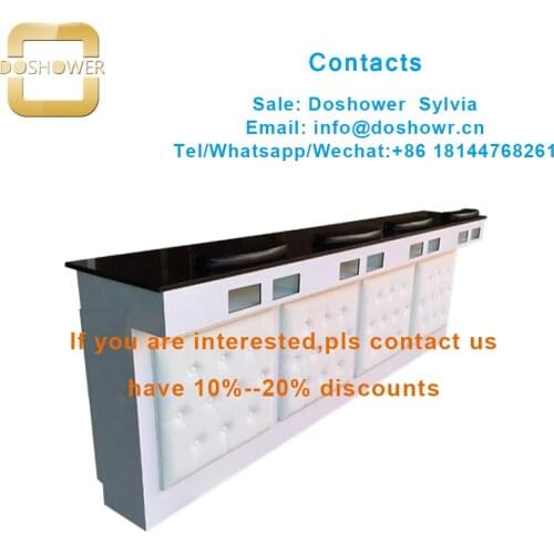 Beauty salon chair with polish nails uv gel for manicure tables nail bar station