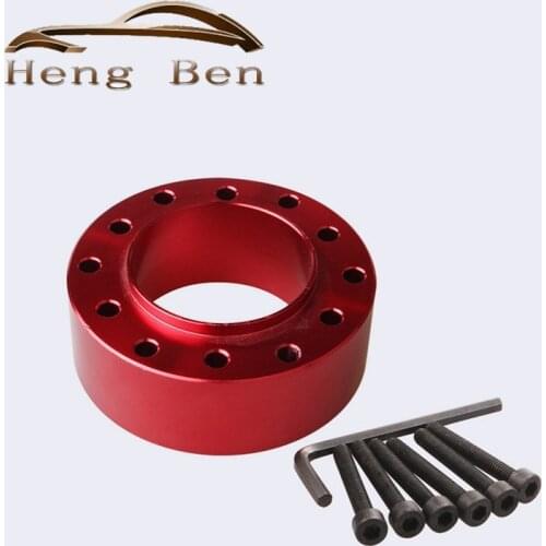 30MM STEERING WHEEL HUB SPACER KIT ADAPTER ALUMINUM UNIVERSAL