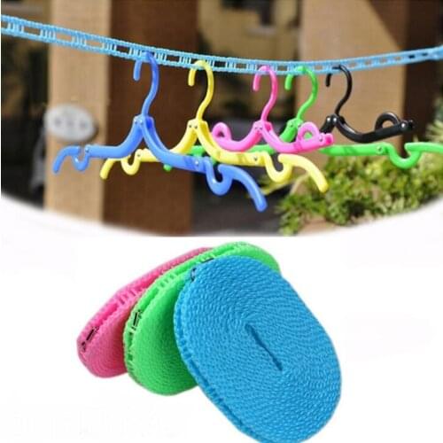 Clotheslines Clothes Dryer Outdoor Cloth Hanging Rope Windbreak Non-slip Clotheslines Clothing Hangers Rack Ropes