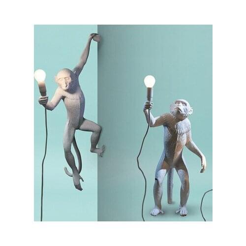 Japan lamp deco maison glass ball dining room bedroom corridor monkey lamp wall lights for home