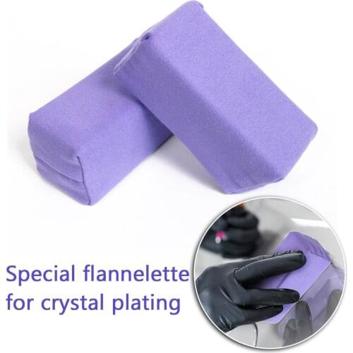 Suede Ceramic Coating Applicator Car Interior Exterior Detailing Cleaning Waxing Wax Applicator Sponge Pad Washing Accessories