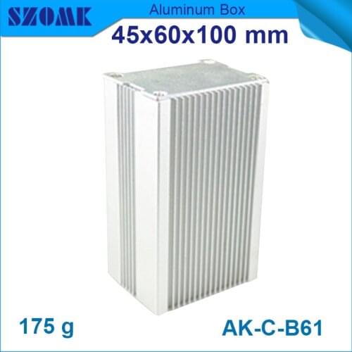 10pcs/lot aluminum distributionboxes 45x60x100mm for electronic good quality used to pcb box