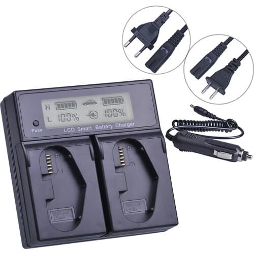5PC LCD Dual Fast Charger for Canon LP-E4 LPE4 Battery Canon EOS-1D C EOS-1D Mark III, EOS-1Ds Mark III, EOS-1D Mark IV Camera