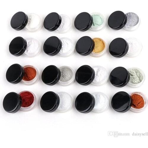 5G/5ML Clear Round Cosmetic Pot Jars Lip Balm Containers with Black Clear White Screw Cap Lids And Small Tiny 5g Bottle