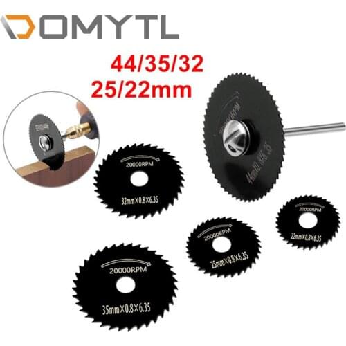 6Pcs Woodworking High Speed Steel Electric Metal Grinder Cutting Saw Blade Disc Cutting Plastic Metal Circular Saw Blades
