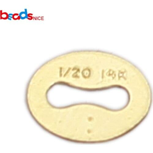 Beadsnice ID40035smt2 Gold Filled Extension Chain Ends Jewelry Tag Charm for Bracelet Necklace Chain Making