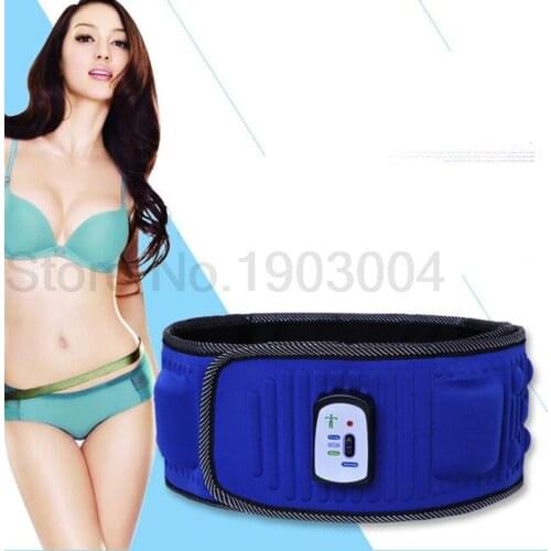 Electric Slimming Belt Vibration X5 massage thin waist belly Rejection Fat Body sculpting Adjustable intensity Lazy Diet way