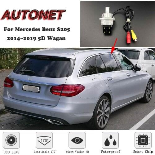 AUTONET Backup Rear View camera For Mercedes Benz S205 2014 2015 2016 2017 2018 2019 5D Wagan Night Vision/license plate camera