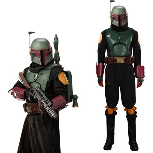 Star Boba Fett Cosplay Costume Adult Men Uniform Suit Outfits Halloween Carnival Suit