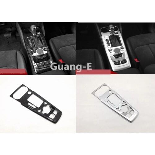For Audi Q2 Q2l 2018 2019 2020 Car Cover Sticker Inside Inner Middle Shift Stall Paddle Cup Switch Frame Lamp Trim 1pcs