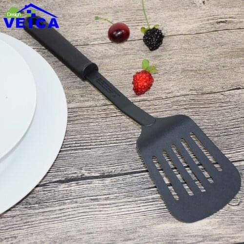 2020 New Stylish Slotted Turners Kitchen Utensils / Long Stainless Steel Handle & Non-stick Turner