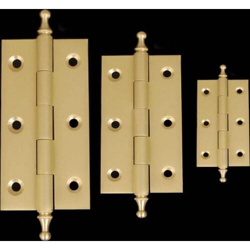 Brand New 20PCS Pure Brass Furniture Hinges Invisible Cupboard Wardrobe Drawer Cabinet Door Hinges 2Inch/2.5Inch/3Inch