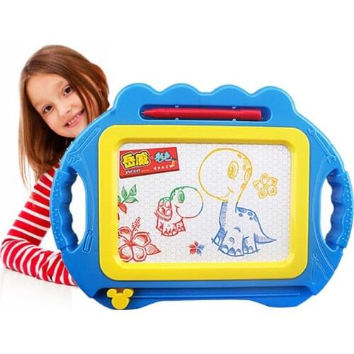 Educational Kids Doodle Toy Erasable Magnetic Drawing Board + Pen Xmas Gift Spirograph Educational For Baby Girl Boy Children
