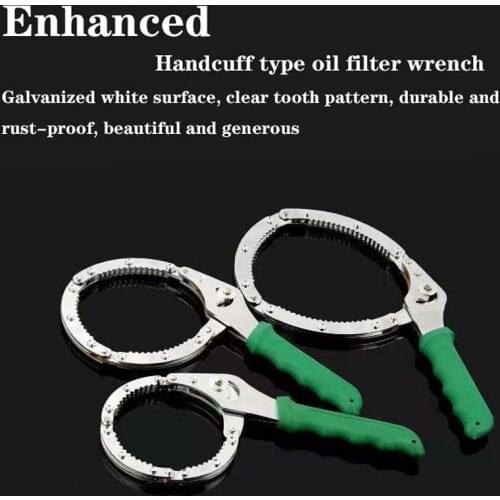 Pliers puller oil filter wrench handcuff wrench oil fuel filter filter car engine oil filter chain wrench grip wrench repairtool