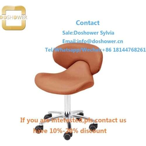Portable pedicure stool with foot spa pedicure stools for salon technician chair