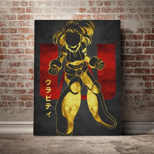 Uravity My Hero Academia bnha poster Canvas Wall Art Decoration prints for living Kid Children room Home bedroom decor Painting