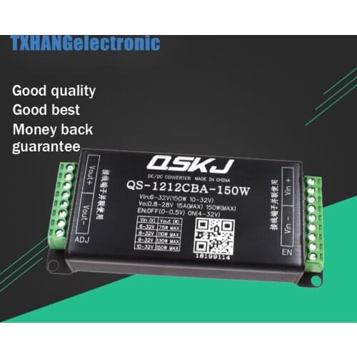 150W DC Converter 6-32V to 0.8-28V 5V 12V 24V Buck Boost Step Up Down Car Power