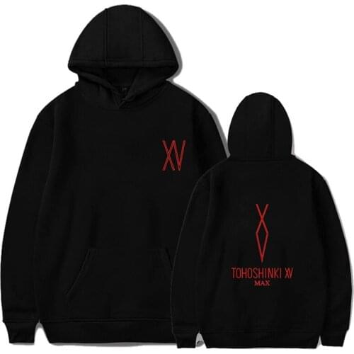 TVXQ 15 Years U-KNOW MAX Long Sleeve Hooded Sweatshirt Itself Kpop Hoody Oversize Pullovers Hoodies PG098