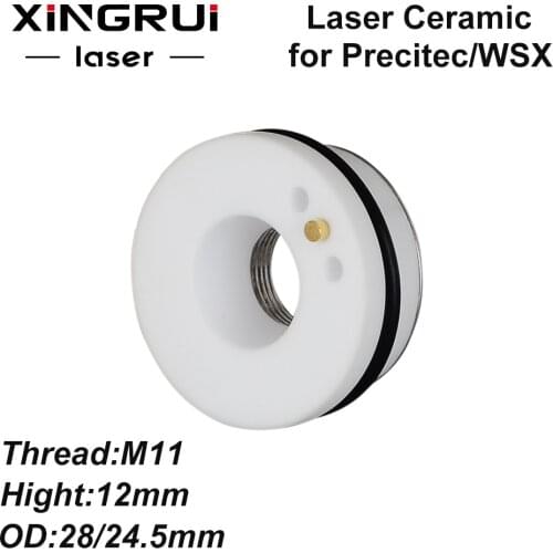 XR Laser 28/24.5mm Laser Ceramic For Precitec/WSX Fiber Laser Cutting Head Nozzle Holder