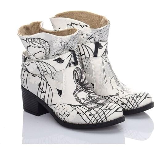 Streetfly 2021 new fashion Winter autumn colorful printed women Boots Non-slip sole Waterproof orthopedic boots