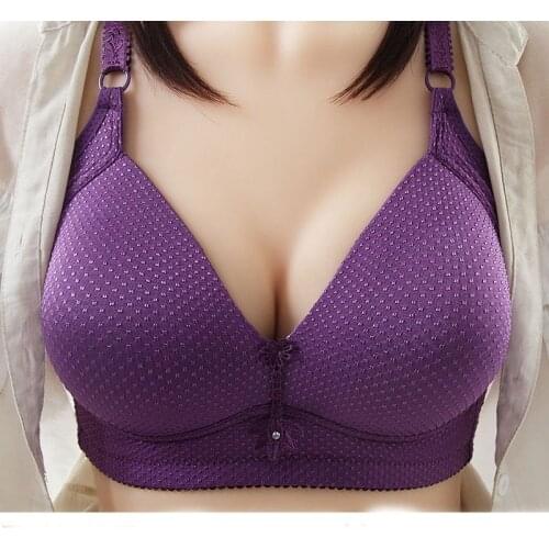 Women Underwear Bra Wholesale Fashion Daily Wear Soft Sexy Big Size Cup Plain Thin Unpadded Bra Wholesale Lots Bulks
