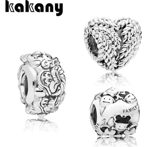Kakany High Quality New Standard S925 Sterling Silver 1: 1 Original Natural Mind Classic Pattern Charm Beaded Jewelry Gift