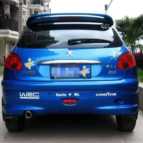 2008 2009 2010 2011 2012 2013 Bidirectional air flow model spoiler for peugeot 207 206 by high quality ABS by primer DIY paint