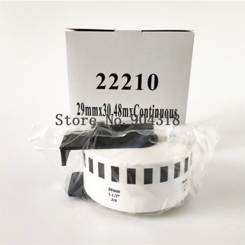 30 x Rolls Brother DK 22210 DK-22210 DK22210 DK-22210 Compatible Continuous Thermal Labels QL 570 580 700 1050 1060 etc