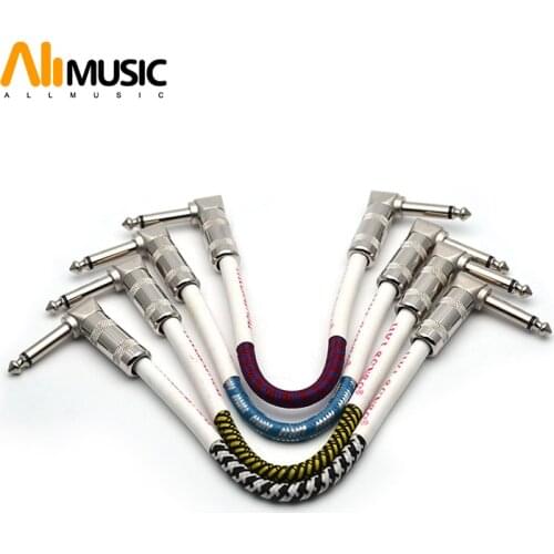 4 Pcs/set High Quality Guitar Patch Cable Guitar Effects Pedal Cable AMP Cord