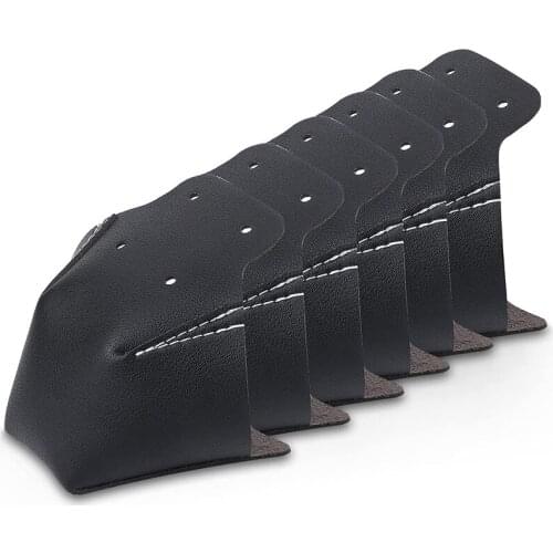 6 Pcs Toe Cap Guards Protectors Leather Roller Skate Cap Protectors Artificial Leather Roller Skate Cap