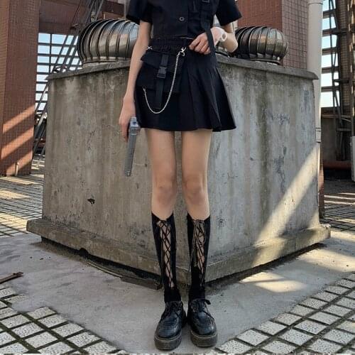 Black Stockings Kawaii Lolita Sexy Underwear for Womens Girl Friend Gift New Arrive Fashion Nightclubs Stocking Bandage Hosiery