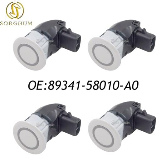 New 4pcs 89341-58010-A0 Car Parking Ultrasonic Sensor for Toyota Alphard 89341-58010 ,89341-58010-A0 042