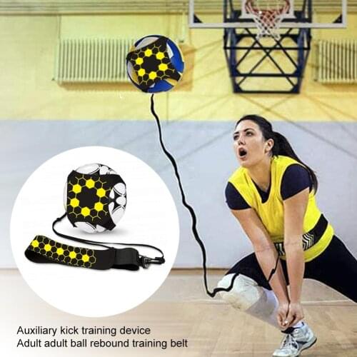 Children Soccer Training Sports Assistance Adjustable Football Trainer Belt Soccer Ball Practice Belt Training Equipment Kick