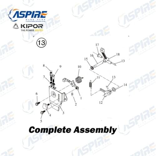 KIPOR KDE6700TA3 Spare Parts