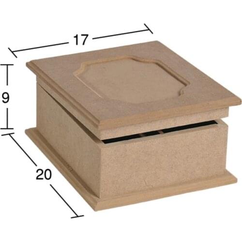 KU224 2li Pool Tea Box, Can Be Painted Mdf Box