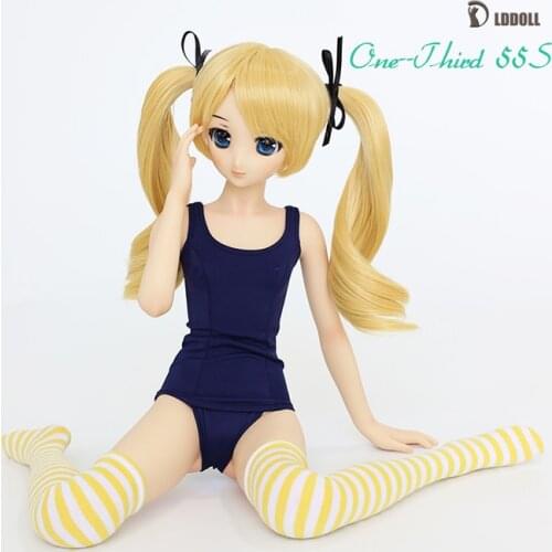 LDDOLL55cm1/3 BJD\DD\SD\SFD Silicone seamless Girl small Breast Makeup Doll BodyAction Anime Figure