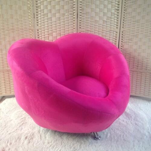 TT Small Sofa Single Lazy Stool Chair Creative Bedroom Backrest Mini Cute Soft Personality Room