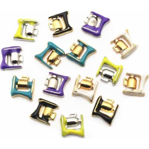 Mix 10 pcs/Lot Coffee Maker Footprint For Life Glass Pendant Jewelry Bracelets DIY Accessories