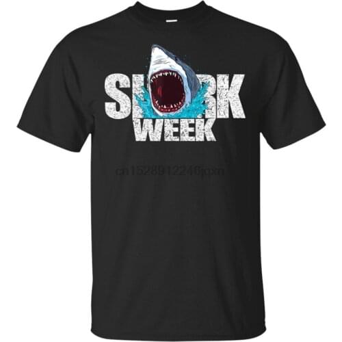 Sharks Fan Week Funny Shark Graphic T-Shirt For Men Size M-3Xl Gym Tee Shirt
