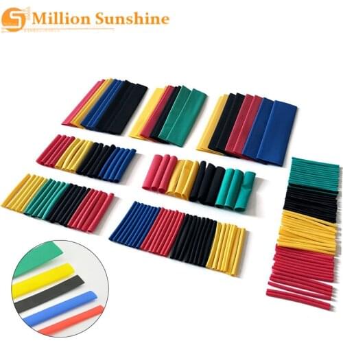 164PCS Set Heat shrink tube kit Insulation Sleeving termoretractil Polyolefin Shrinking Assorted Heat Shrink Tubing Wire Cable